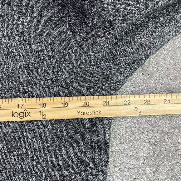 Victoria’s Secret PINK Gray V-Neck Logo Sleeve Sweatshirt Small - Picture 8 of 10